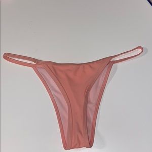 2 piece bikini set colored coral.